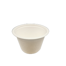 Tasse de café chaud de pulpe de bagasse jetable biodégradable 4oz